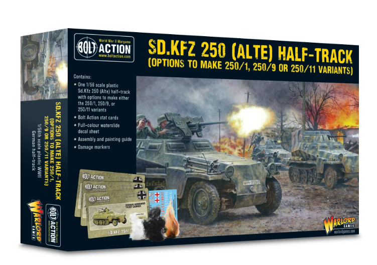 Bolt Action: Sd.Kfz 250 (Alte) Half-Track (Options For 250/1, 250/9 & 250/11 Var