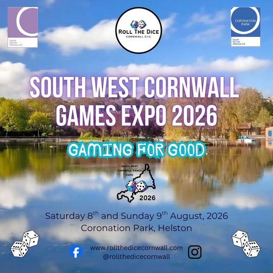 South West Cornwall Games Expo - Vendor Saturday Table