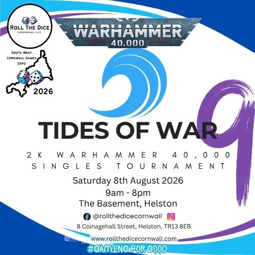 Tides of War 9: 1k Warhammer 40,000 Singles Tournament