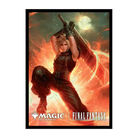Magic: The Gathering - Final Fantasy 100ct Deck Protector Sleeves Commander Cloud Ex Soldier