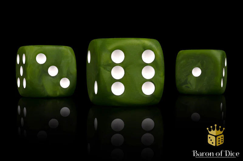 Baron of Dice: Olive Drab [Round Corner]