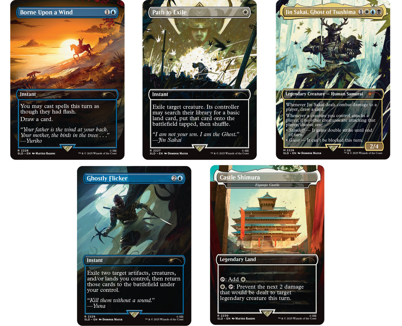 MTG : Secret Lair x Ghost of Tsushima