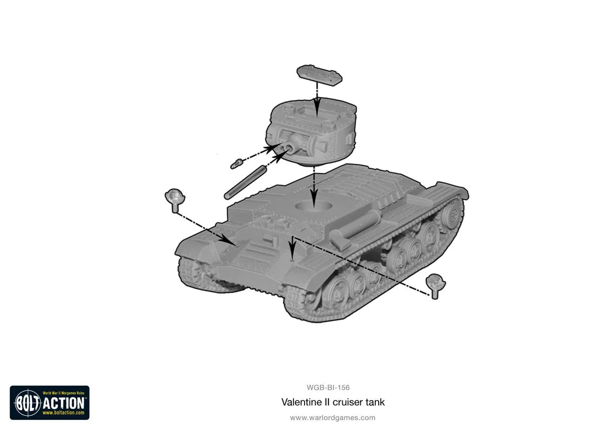British Valentine II Infantry Tank