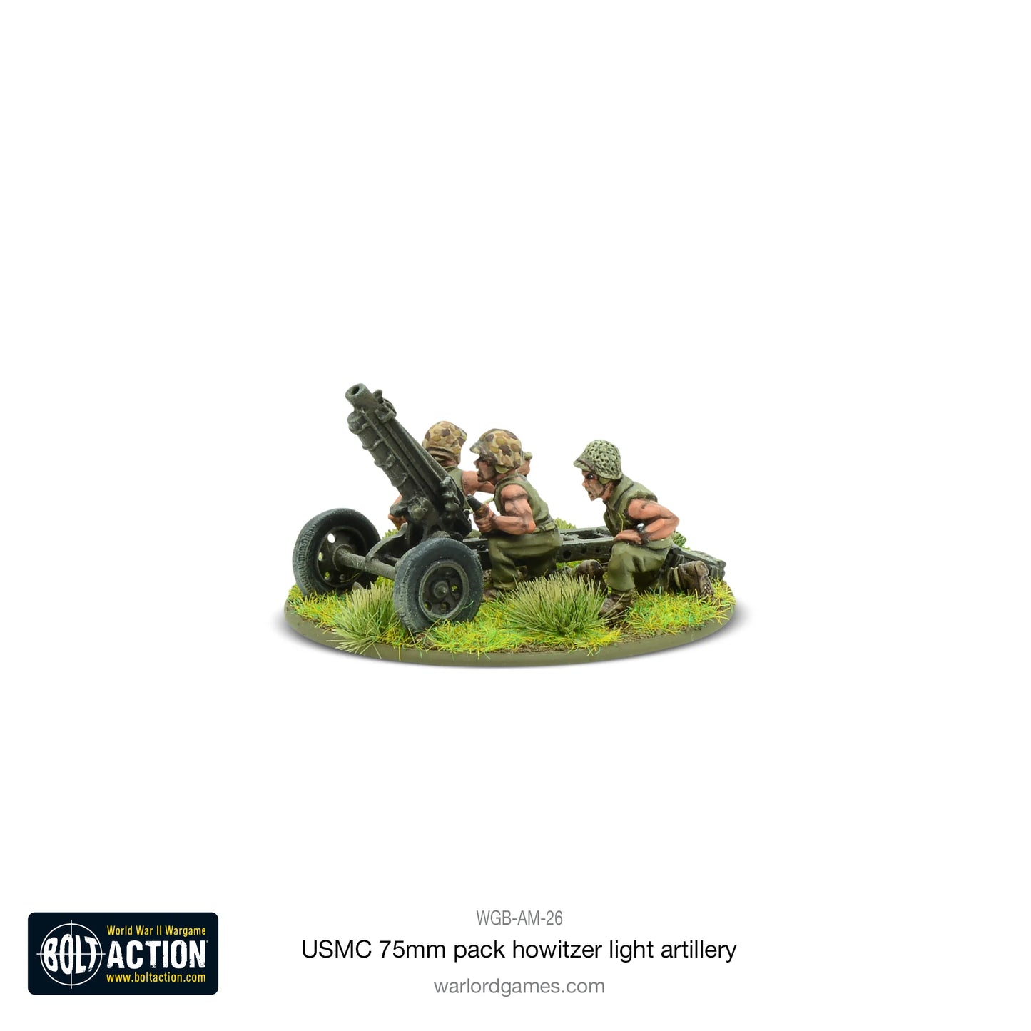 US Marine Corps. 75mm Pack Howitzer Light Artillery