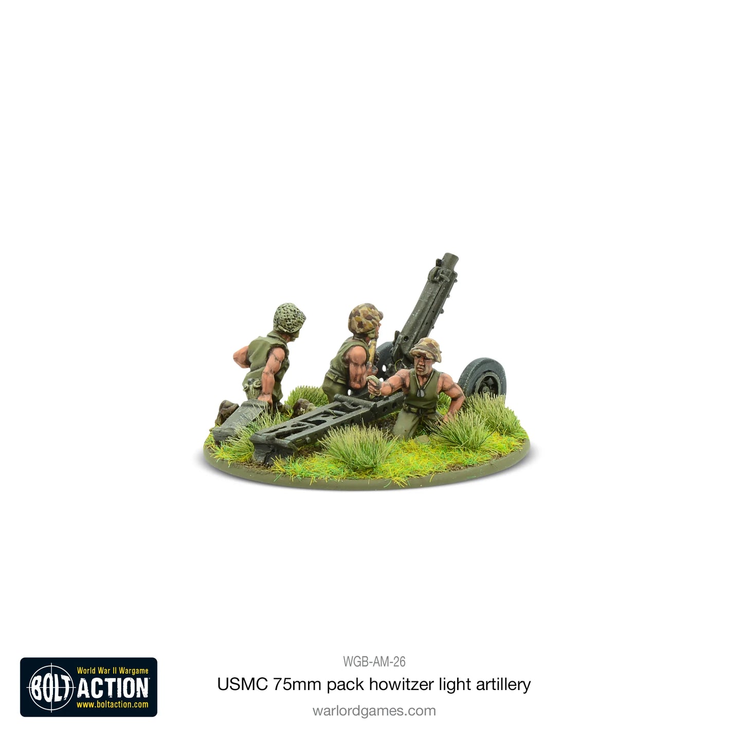 US Marine Corps. 75mm Pack Howitzer Light Artillery