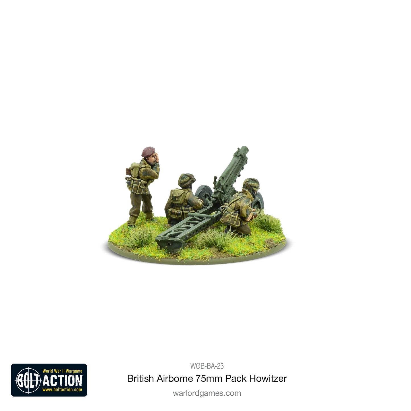 British Airborne 75mm Pack Howitzer & Crew