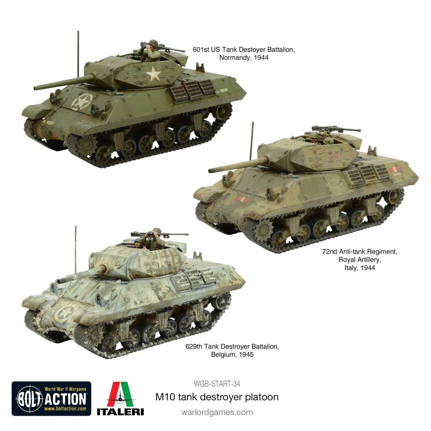 US M10 Tank Destroyer Troop