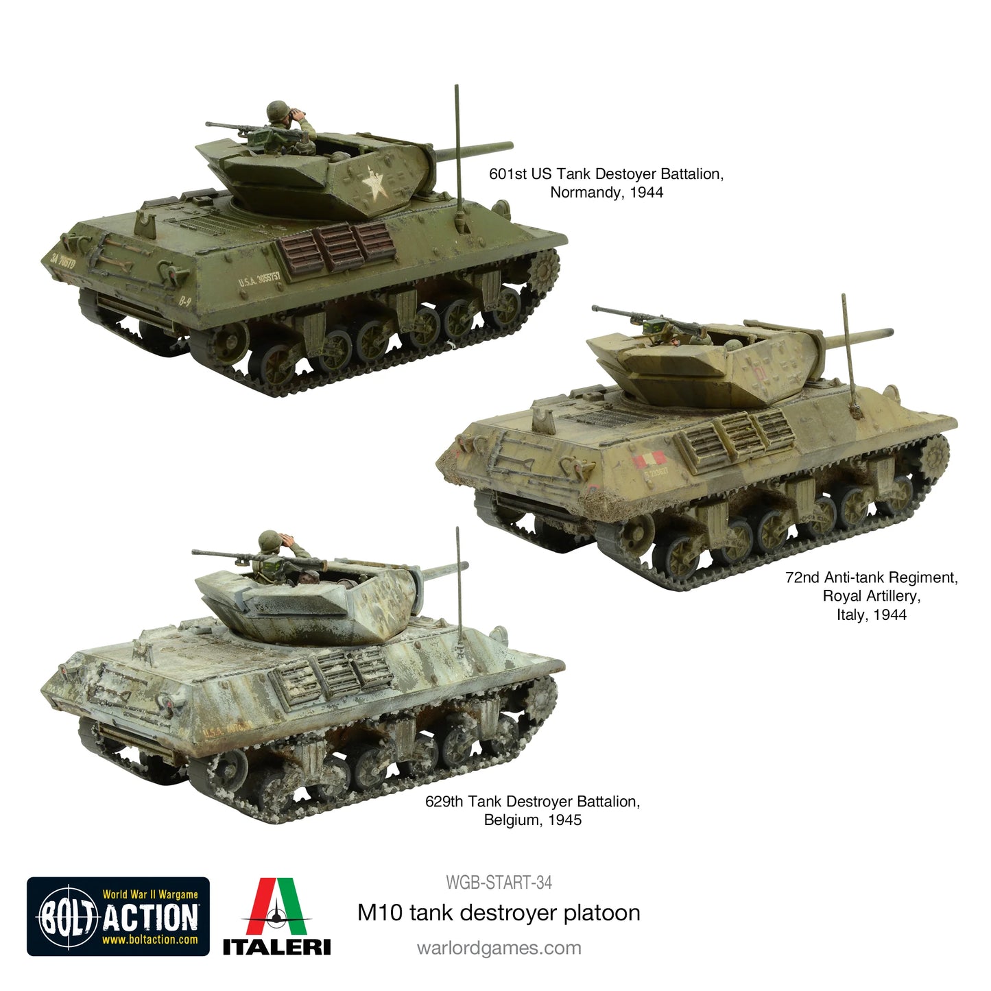 US M10 Tank Destroyer Troop