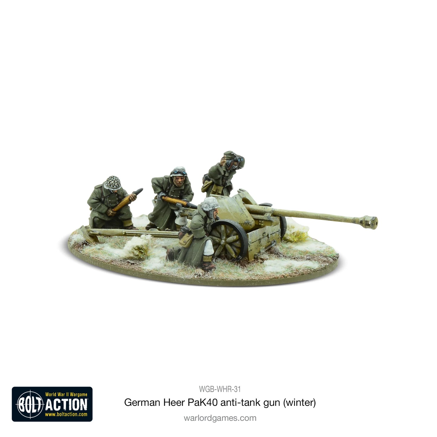 German Army  Winter Pak 40 Anti Tank Gun