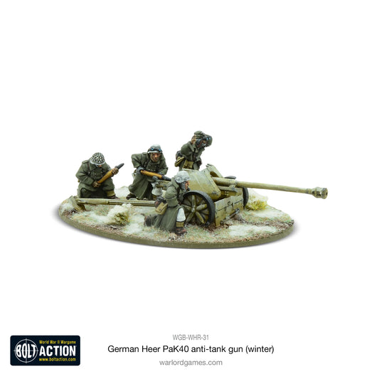 German Army  Winter Pak 40 Anti Tank Gun