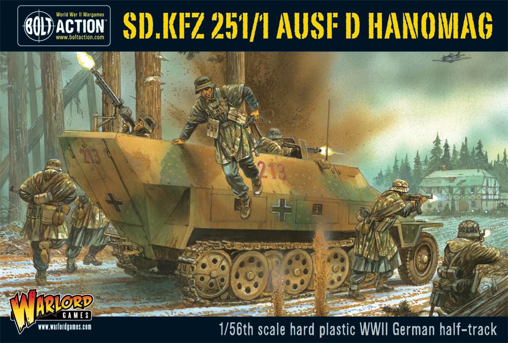 German Sd.Kfz 251/1 Ausf D Half Track (Late-War) "Hanomag"