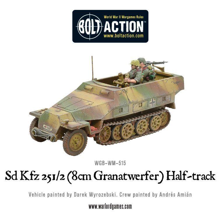 German Sd.Kfz 251/2 Ausf D Half Track Half Track "Granatwerfer"