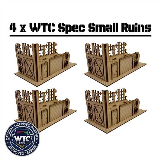 Terrain Forge: 4x WTC Spec Small Ruins