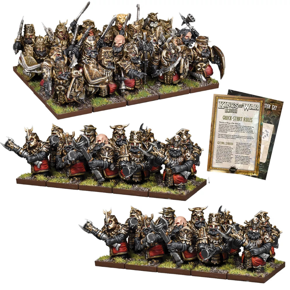 Kings of War: Abyssal Dwarf Ambush Starter Set