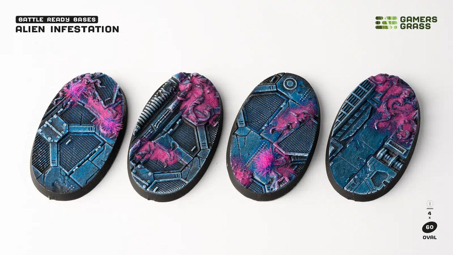 Alien Infestation - Oval 60mm (x4)