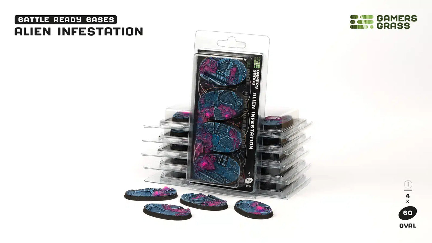 Alien Infestation - Oval 60mm (x4)