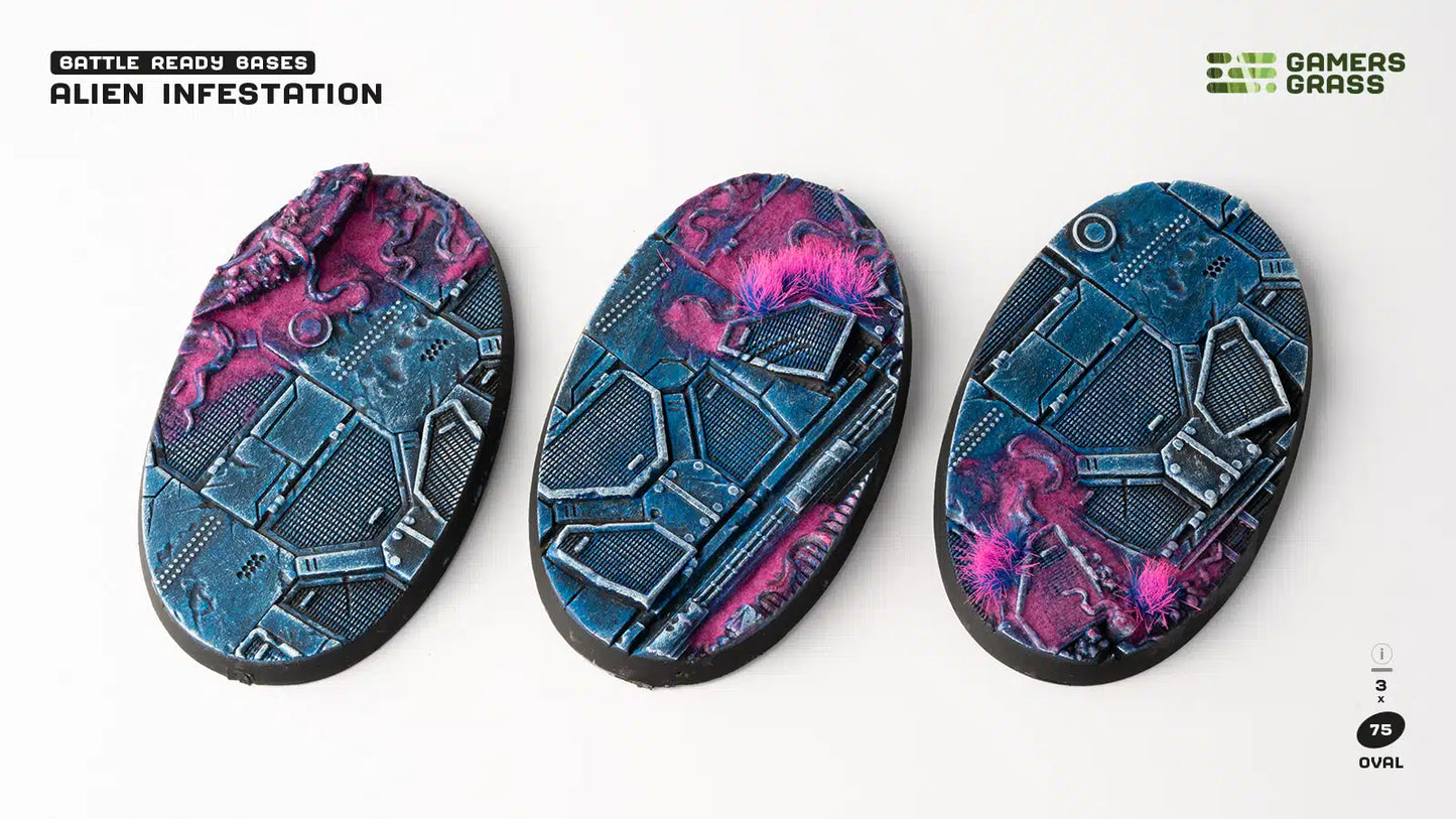 Alien Infestation - Oval 75mm (x3)