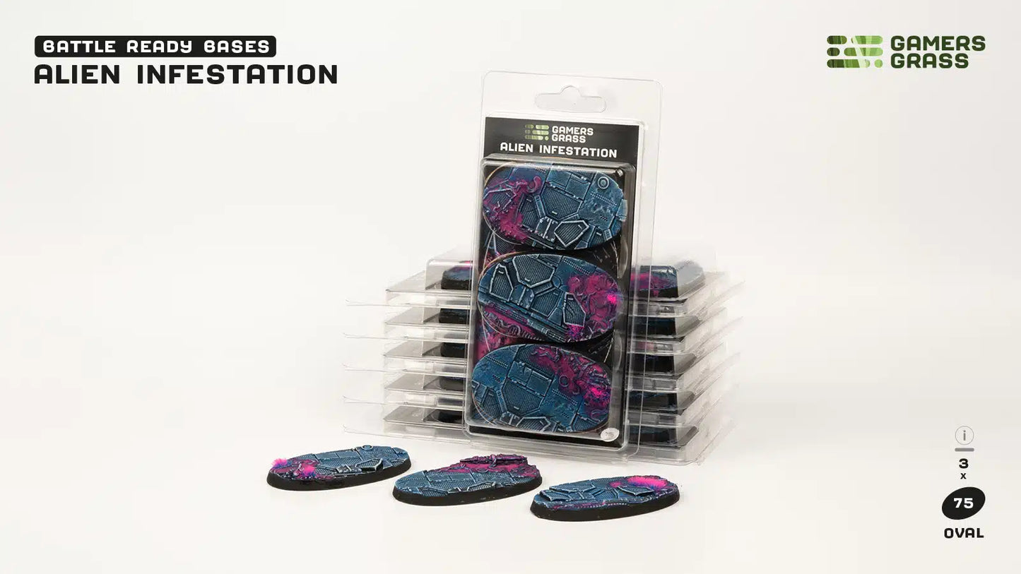 Alien Infestation - Oval 75mm (x3)