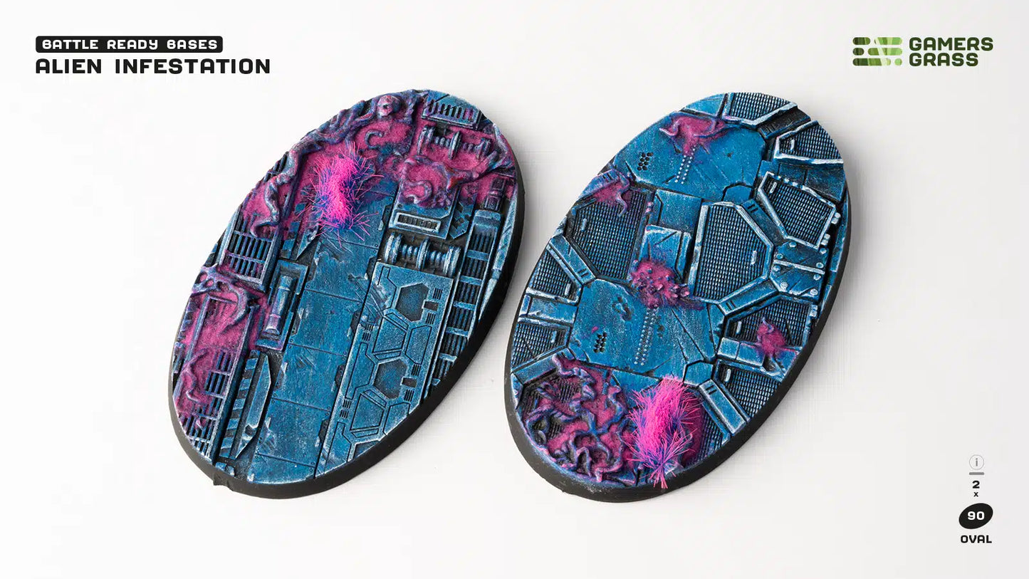 Alien Infestation - Oval 90mm (x2)