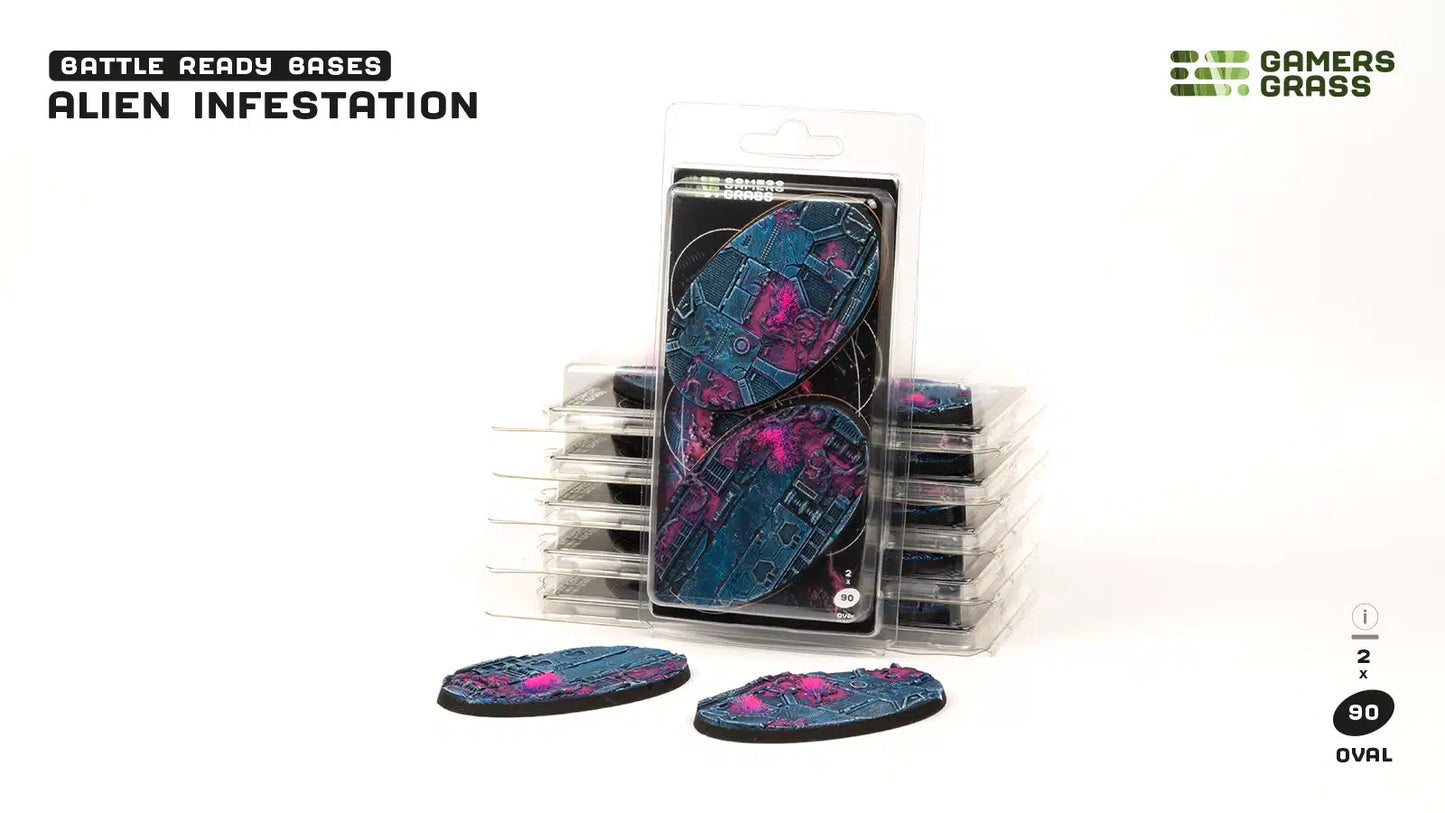 Alien Infestation - Oval 90mm (x2)