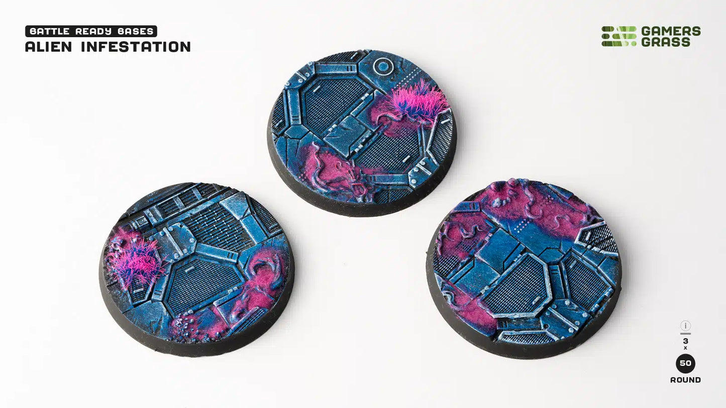 Alien Infestation - Round 50mm (x3)