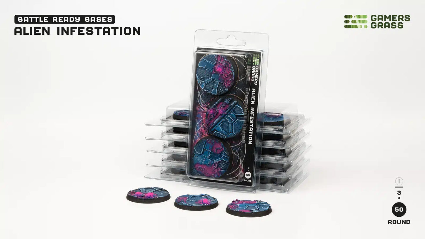Alien Infestation - Round 50mm (x3)