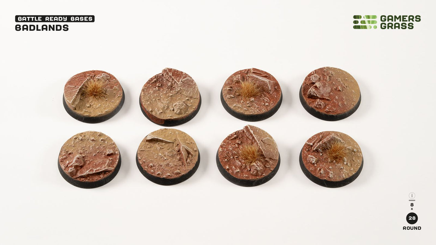 Badlands - Round 28mm (x8)
