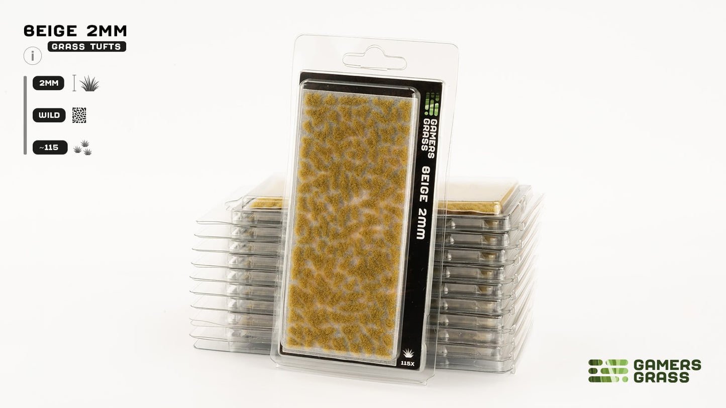 Grass Tufts: Beige 2mm