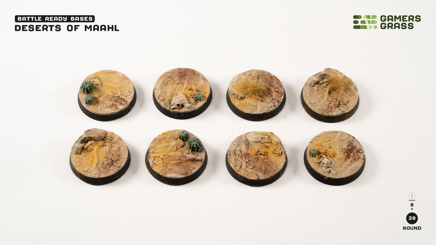 Deserts of Maahl - Round 28mm (x8)