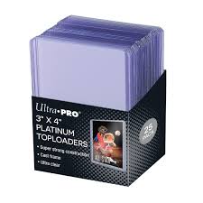 Ultrapro 3" x 4" Platinum Toploaders