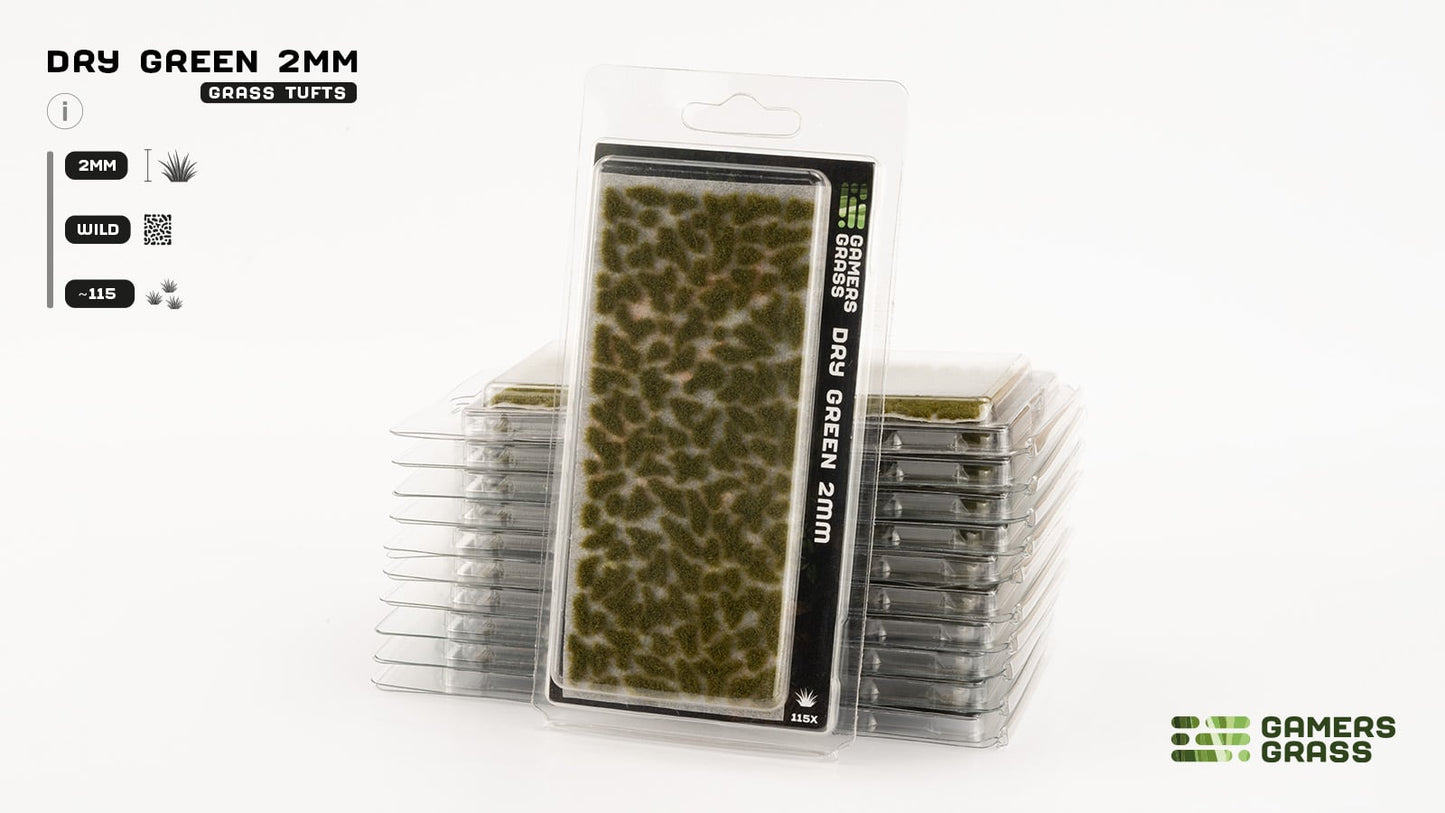 Grass Tufts: Dry Green 2mm