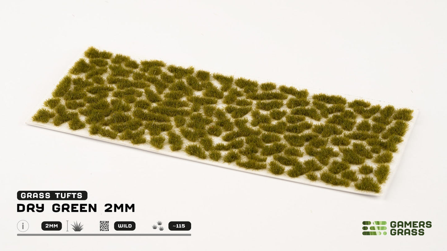 Grass Tufts: Dry Green 2mm