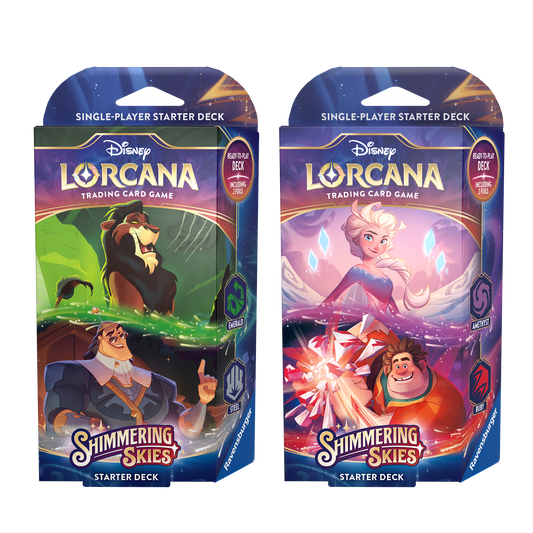 Disney Lorcana Trading Card Game - Starter Deck CDU Display (8 Pack) - Set 5