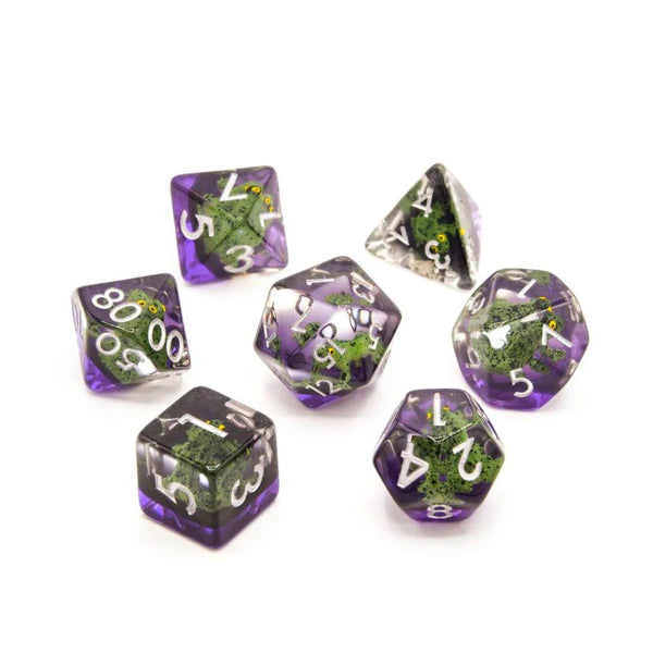 Soft Edge Resin 7 piece dice set