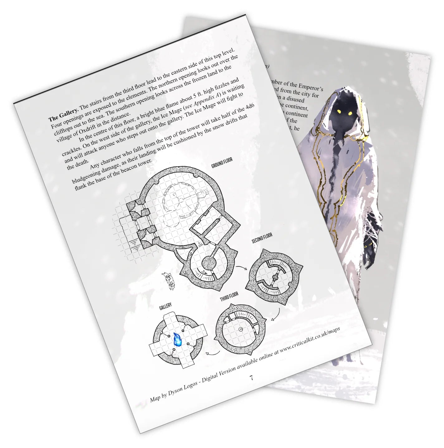 Dungeons And Dragons RPG: The Frozen  Beacon One Shot