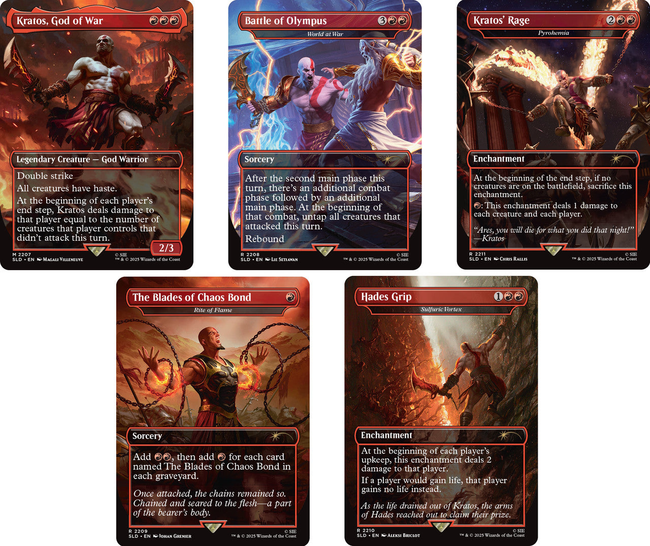 MTG : Secret Lair x God of War - Greek