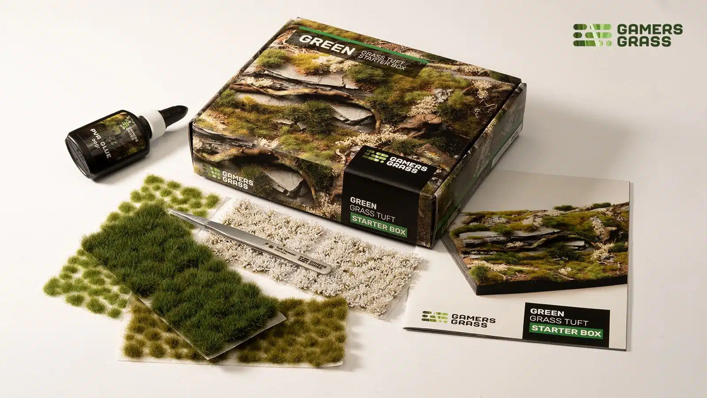 Boxed Sets: Grass Tuft Starter Box - Green