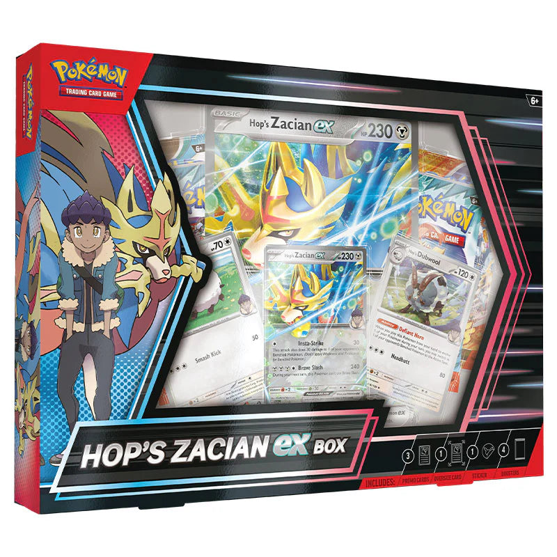 Pokemon TCG: Hop's Zacian ex Box