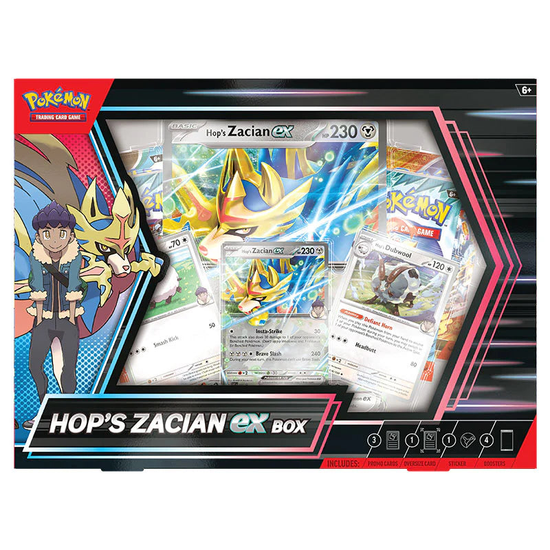 Pokemon TCG: Hop's Zacian ex Box