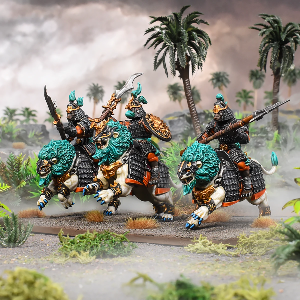 Kings of War 4th Edition: Xirkaali Lionsnarl Cavalry Regiment