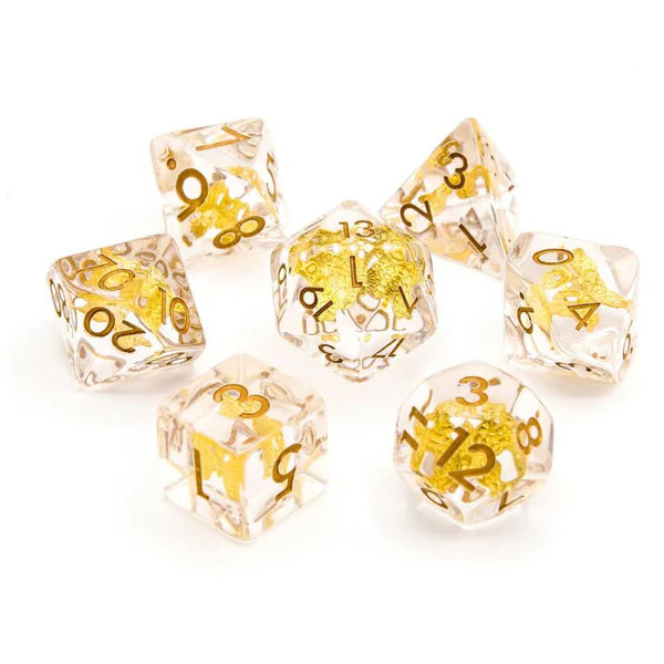 Soft Edge Resin 7 piece dice set