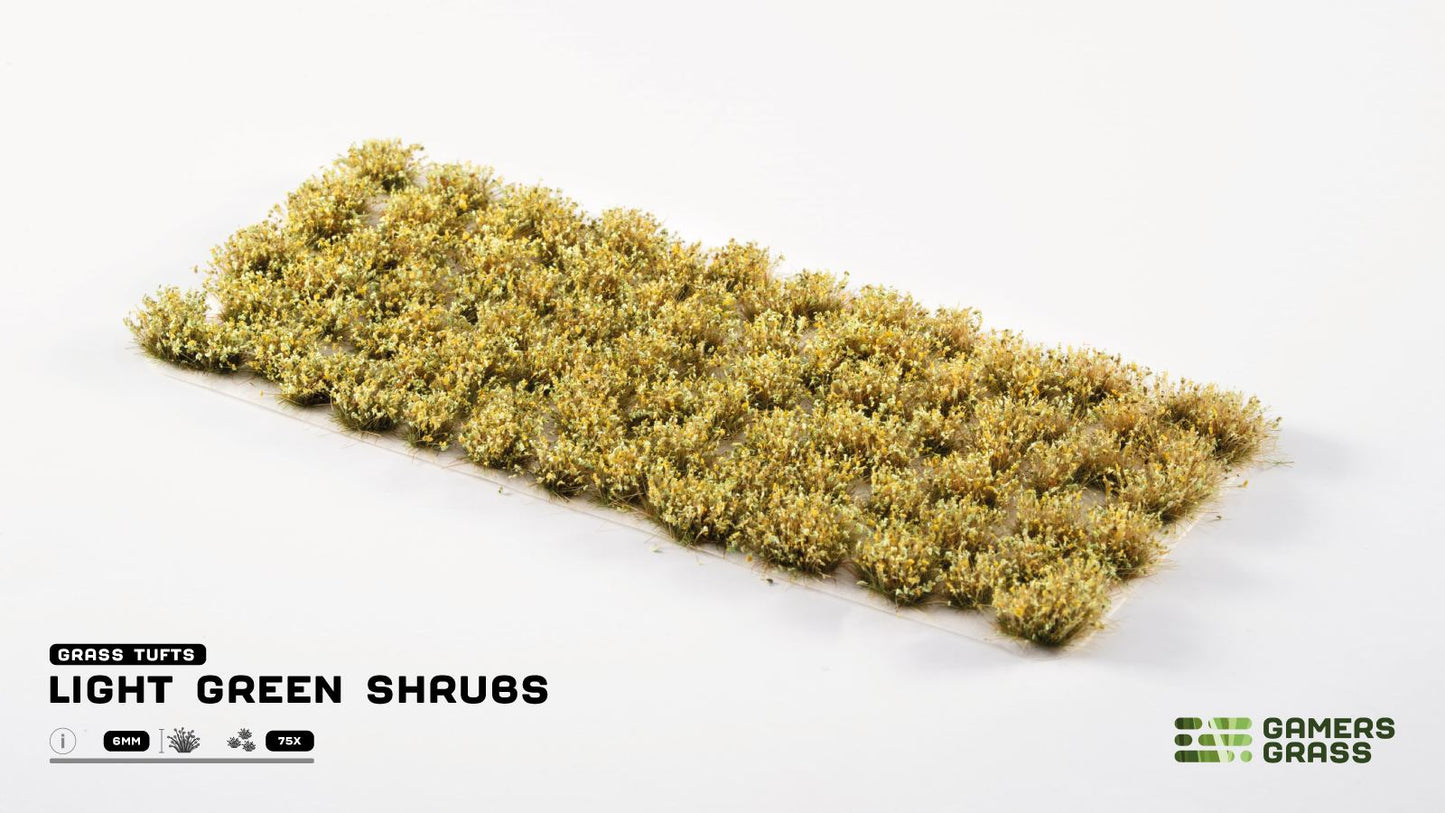 Light Green Shrubs