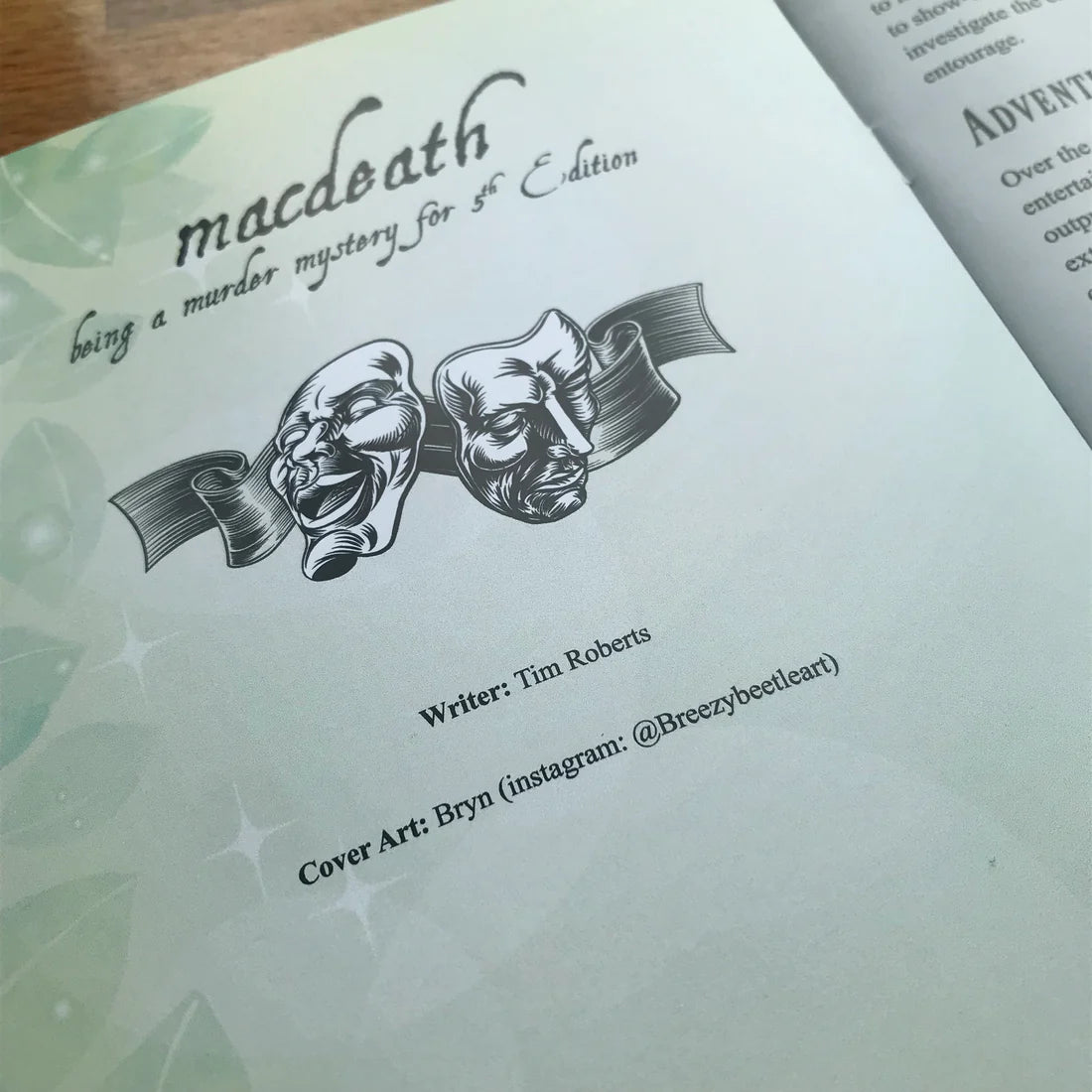 Dungeons And Dragons RPG: Macdeath One Shot