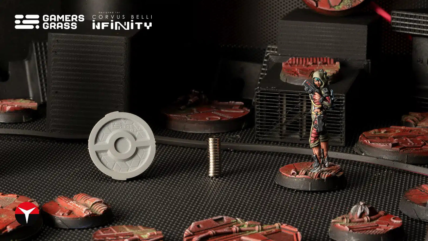 Nomad Crew Deck - Round 25mm (8x)