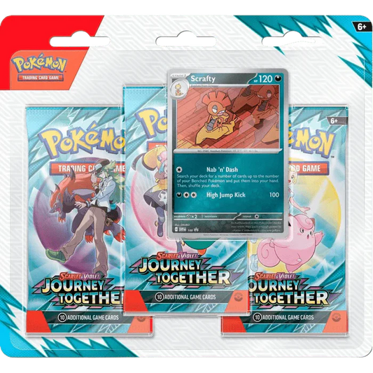 Pokemon - Scarlet & Violet - Journey Together - 3 Pack Blister