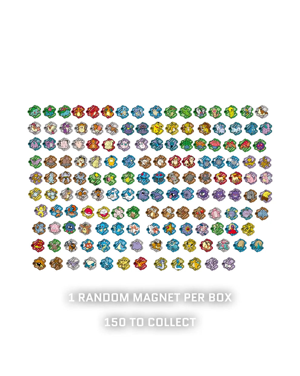 Collect 151 Journey Puzzle Magnet Blind Box - Simplified Chinese