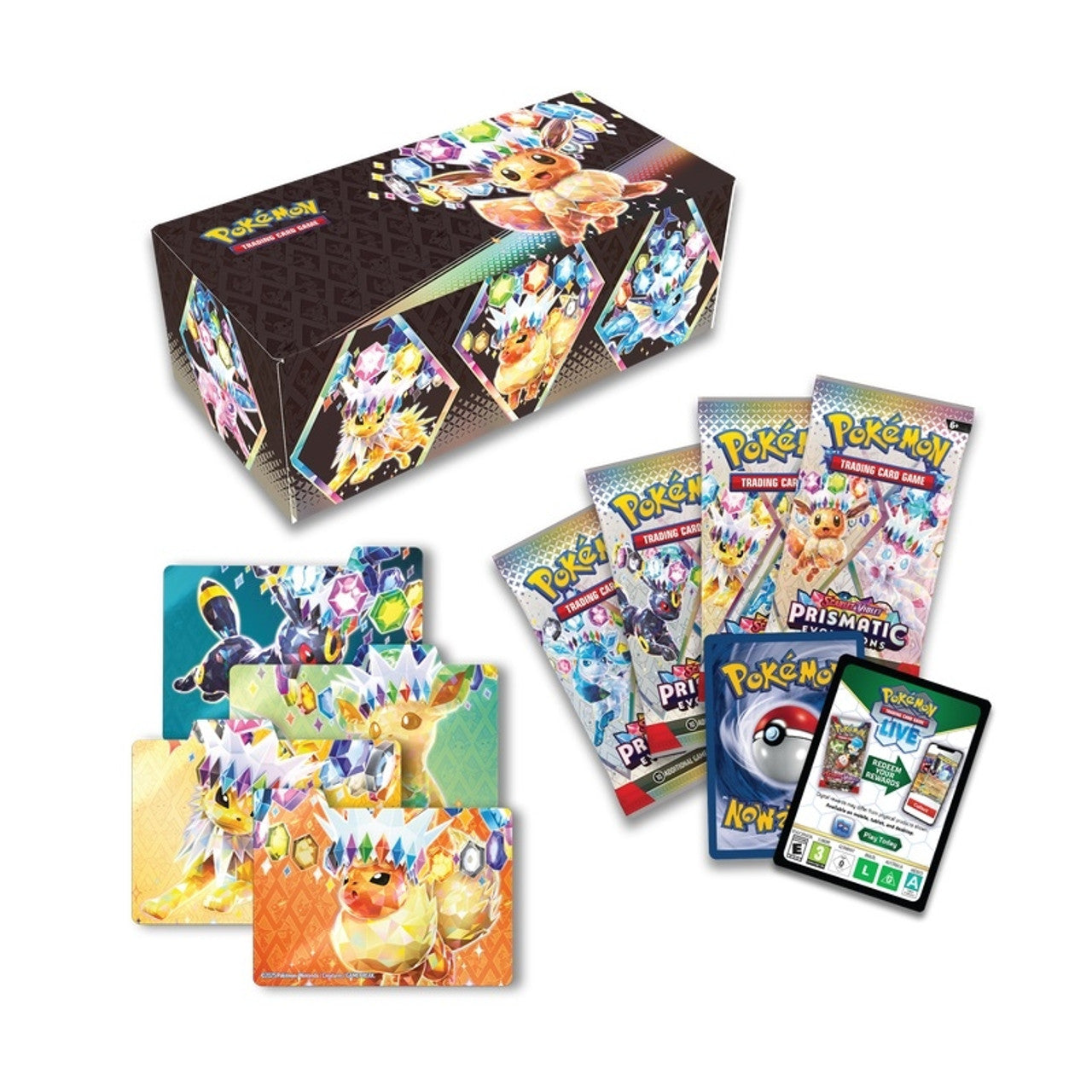 Pokemon Scarlet & Violet: Prismatic Evolutions Surprise Box Collection