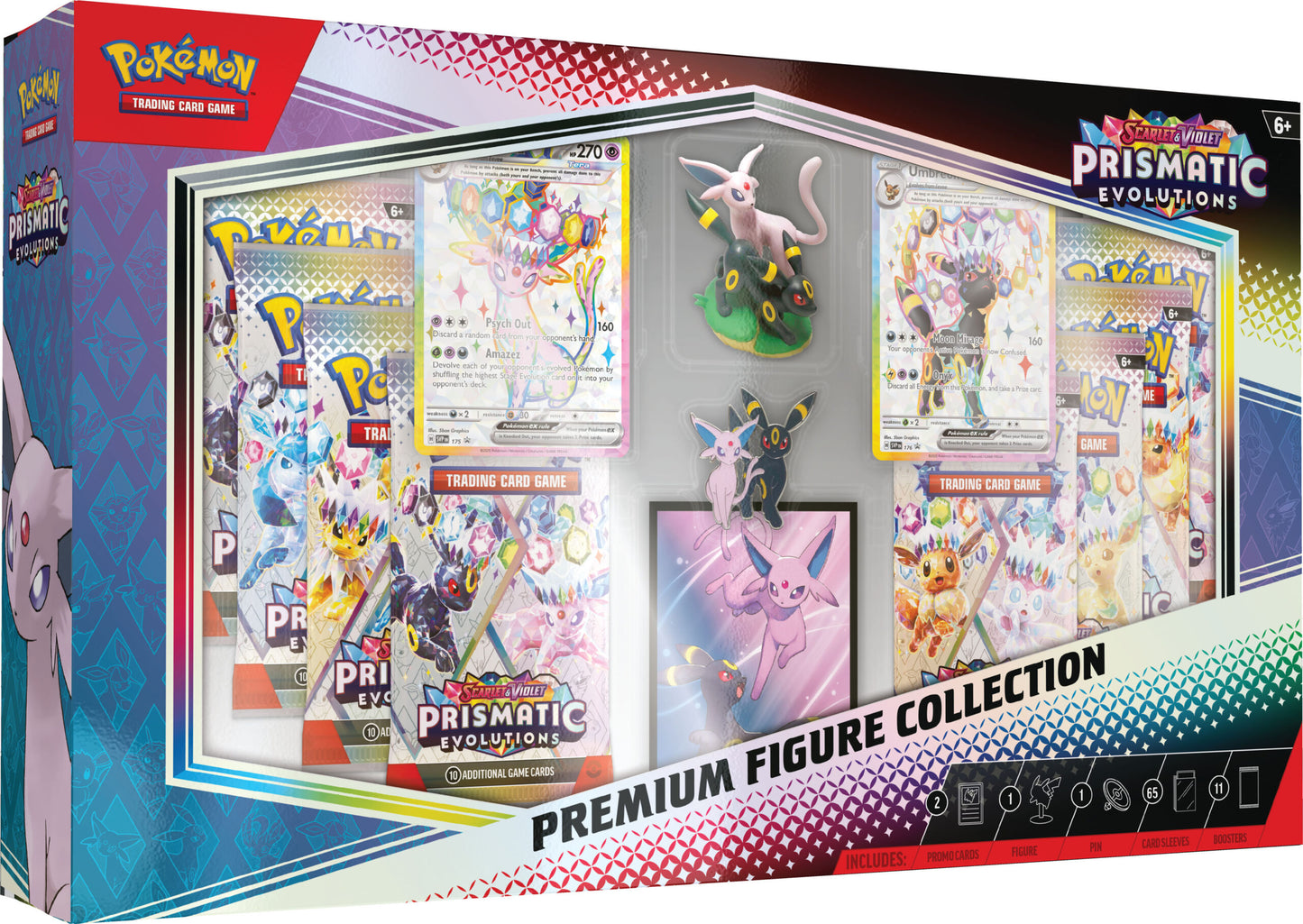 Pokémon TCG: Prismatic Evolutions Figure Collection