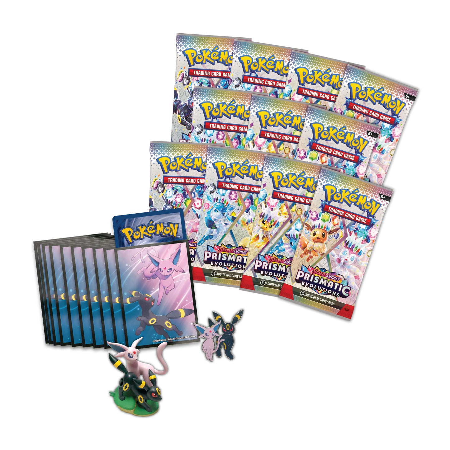 Pokémon TCG: Prismatic Evolutions Figure Collection