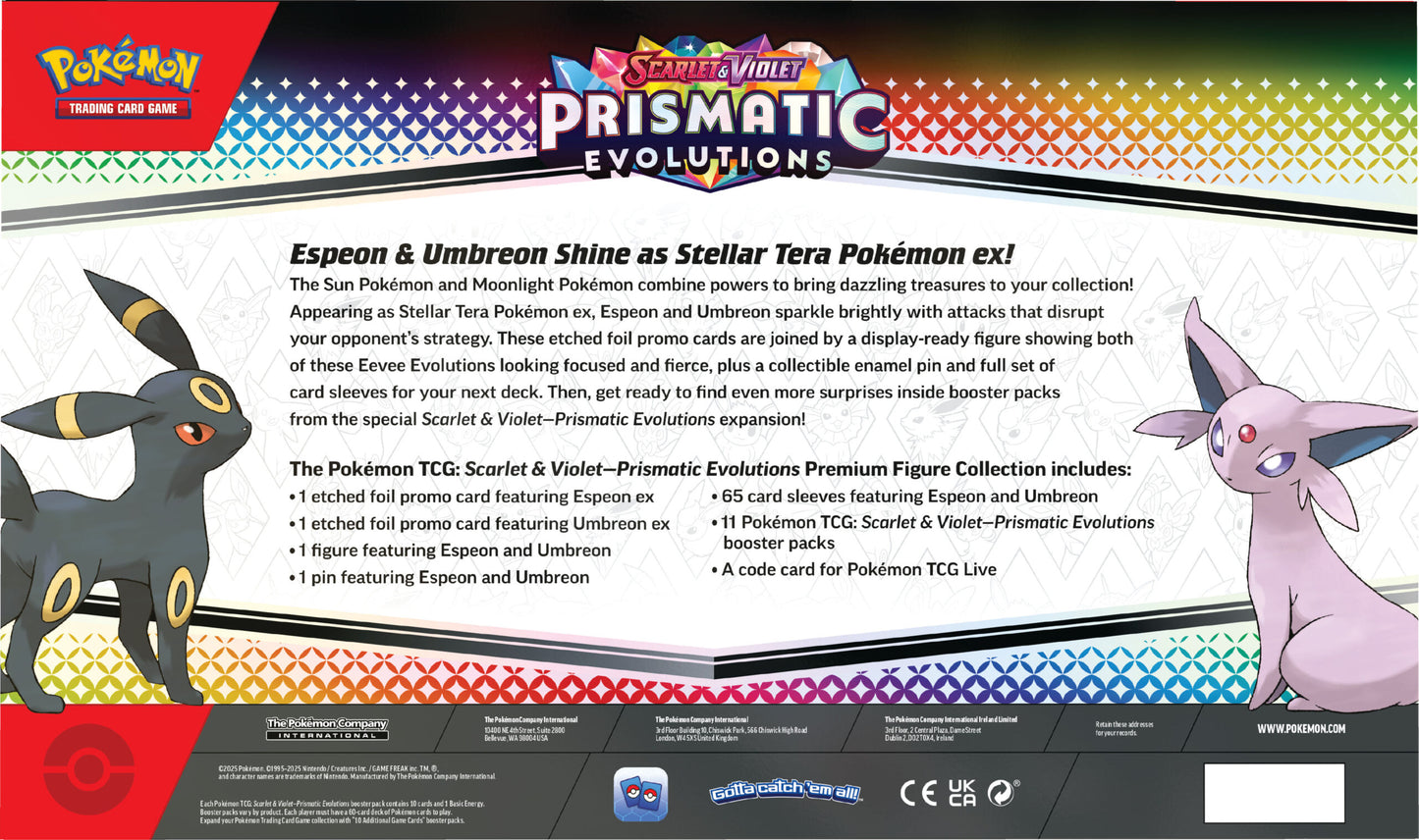 Pokémon TCG: Prismatic Evolutions Figure Collection
